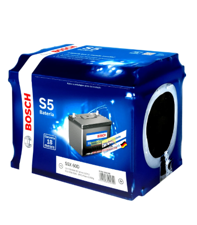 Bateria Automotiva Bosch S5x45d 45ah Selada Cca 350ah 18m Direito.